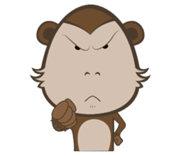Choco Monkey sticker #856250