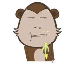 Choco Monkey sticker #856254