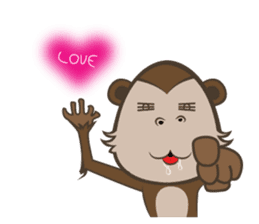 Choco Monkey sticker #856255