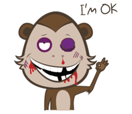 Choco Monkey sticker #856256