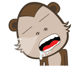 Choco Monkey sticker #856257
