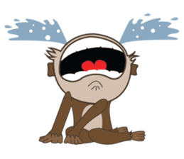 Choco Monkey sticker #856259