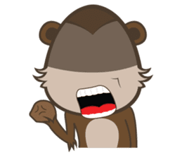 Choco Monkey sticker #856260