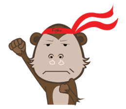 Choco Monkey sticker #856263