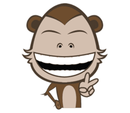 Choco Monkey sticker #856264