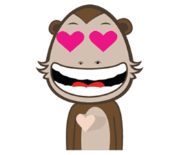 Choco Monkey sticker #856268