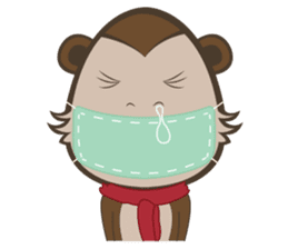 Choco Monkey sticker #856269