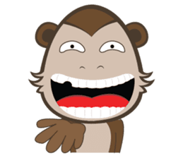 Choco Monkey sticker #856270
