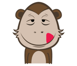 Choco Monkey sticker #856275