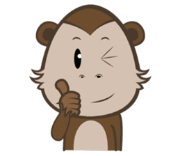 Choco Monkey sticker #856278