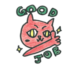 Positive Cat sticker #857050