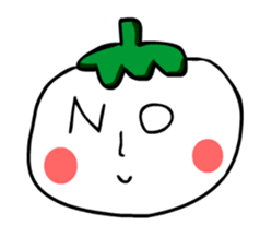 Pale skin of the Tomato sticker #858400