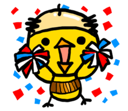 Headdress Japanese OYAJI.English Version sticker #858923