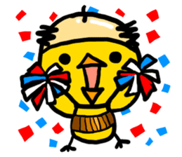 Headdress Japanese OYAJI.English Version sticker #858923