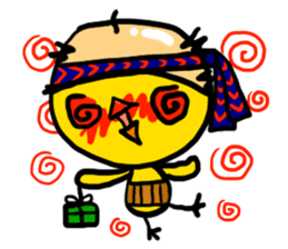 Headdress Japanese OYAJI.English Version sticker #858930