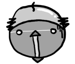 Headdress Japanese OYAJI.English Version sticker #858948