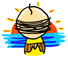 Headdress Japanese OYAJI.English Version sticker #858956