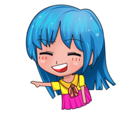 Tachaporn - The Chibi Girl (eng) sticker #858972