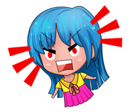 Tachaporn - The Chibi Girl (eng) sticker #858976