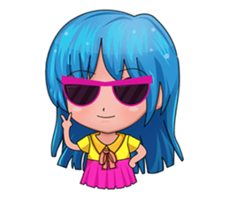 Tachaporn - The Chibi Girl (eng) sticker #858982