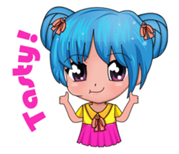 Tachaporn - The Chibi Girl (eng) sticker #858984