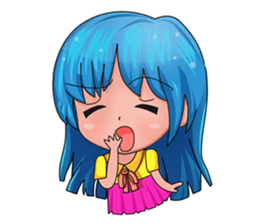 Tachaporn - The Chibi Girl (eng) sticker #858985