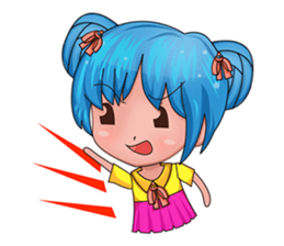 Tachaporn - The Chibi Girl (eng) sticker #858989