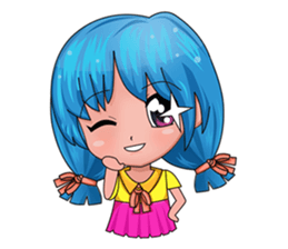 Tachaporn - The Chibi Girl (eng) sticker #858992