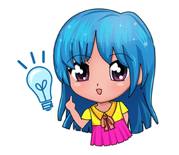 Tachaporn - The Chibi Girl (eng) sticker #858993