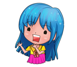 Tachaporn - The Chibi Girl (eng) sticker #858995