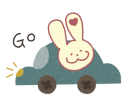 Lovely Love Love Rabbit sticker #859608