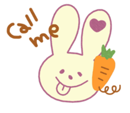Lovely Love Love Rabbit sticker #859613