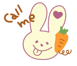 Lovely Love Love Rabbit sticker #859613