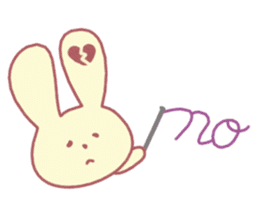 Lovely Love Love Rabbit sticker #859627