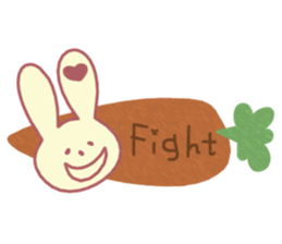 Lovely Love Love Rabbit sticker #859628