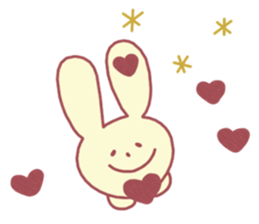 Lovely Love Love Rabbit sticker #859629