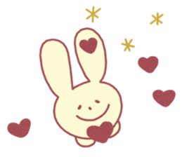 Lovely Love Love Rabbit sticker #859629