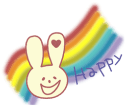 Lovely Love Love Rabbit sticker #859630