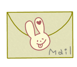 Lovely Love Love Rabbit sticker #859634