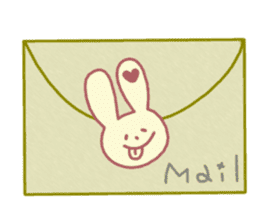 Lovely Love Love Rabbit sticker #859634