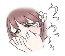 Dramatic  girls sticker #859937