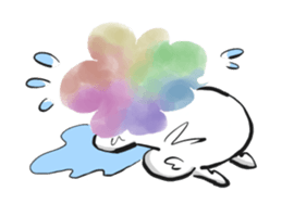 Rainbow kid sticker #860125