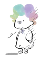 Rainbow kid sticker #860138