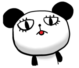 mood of panda sticker #860279