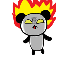 mood of panda sticker #860284