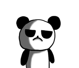 mood of panda sticker #860285