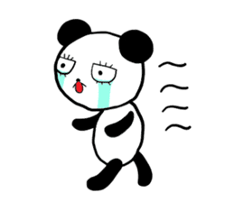 mood of panda sticker #860295