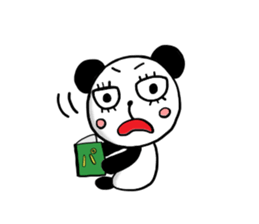 mood of panda sticker #860296