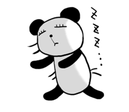 mood of panda sticker #860300