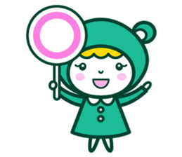 Little Green-Cap sticker #860520